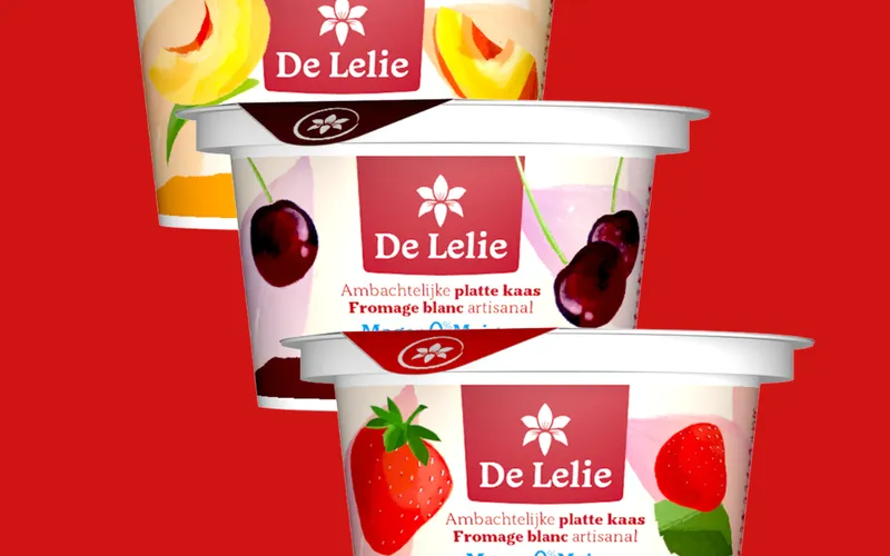Magere fruitkaas aardbei/kersen/perzik