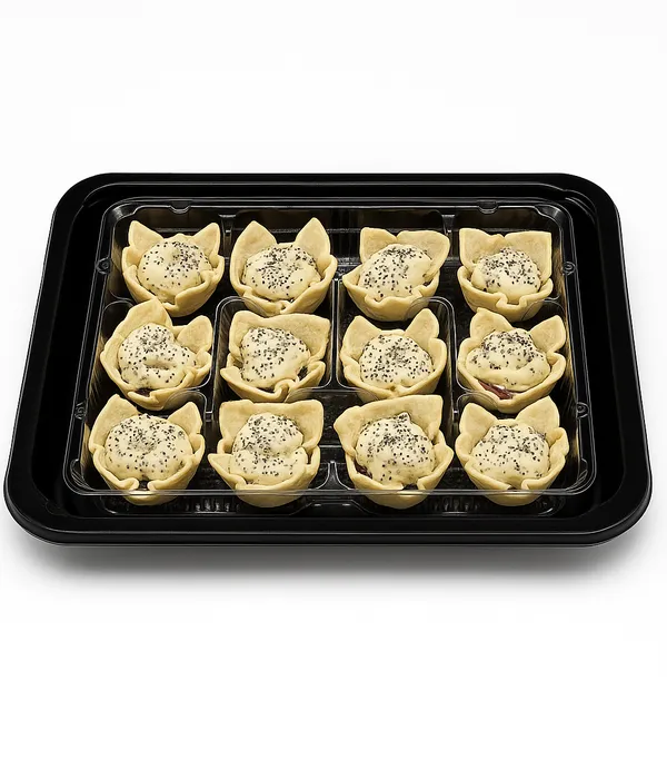 Romige brie in een krokant tulpkorstje