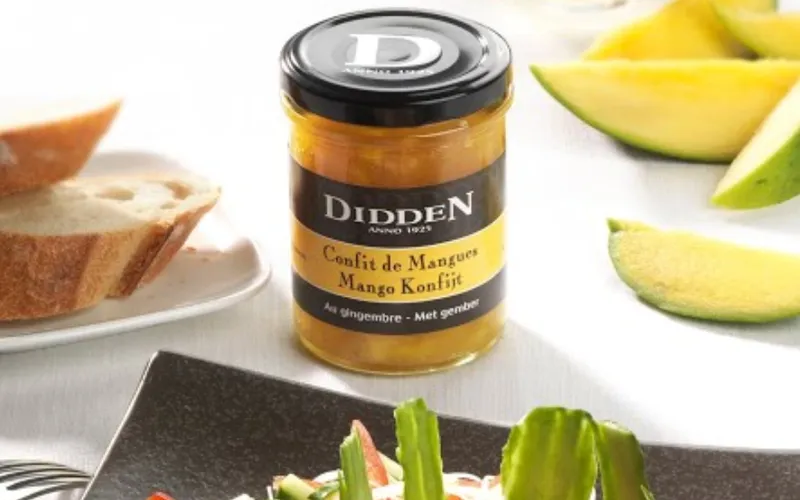 Exotische mangokonfijt met gember