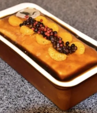 Eendenpaté met mandarine