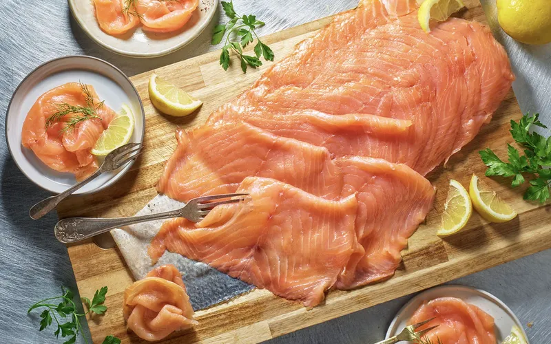 Ambachtelijke Noorse zalm