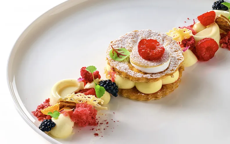 Wildberry World & Mille Framboise Dessert